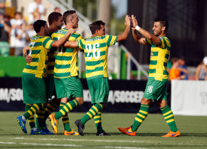Rowdies Celebrate - Photo by Matt May/Tampa Bay Rowdies