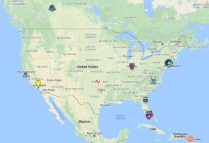 Potential 2017 NASL footprint based on current rumors