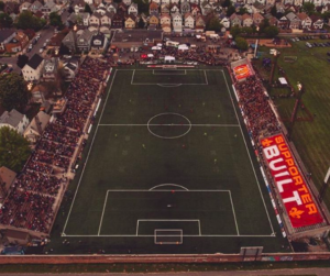 Keyworth Stadium packed with Detroit soccer fans